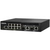 QNAP riadený switch QSW-M2108R-2C (8x 2,5GbE RJ45 a 2x kombo 10GbE SFP+/RJ-45, malá šírka)