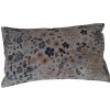 Nahrievací vankúš Pohankový 35cm x 20cm v bavlnenej obliečke - Farba: modré kvety