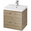 Cersanit Lara City 50, SET skrinka + umývadlo, 494x397x460 mm, orech, S801-155-DSM
