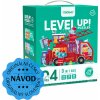 Mideer LEVEL UP! 04 - Dopravné prostriedky puzzle 3v1 (54, 70 a 88 dielikov)