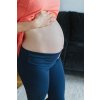 Tehotenské legíny s vysokým pásom milk & love modrá S