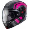 Helma na moto Caberg Horus X Road matt gun metal/black/fuchsia vel. XS