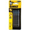 Pílový list na drevo a plast do 60 mm rýchly rez pre priamočiare píly 100 mm 5 ks DeWALT DT2213 DT2213