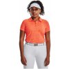 Dámske funkčné tričko s krátkym rukávom Under Armour PLAYOFF PRINTED SS POLO W ružové 1377337-683 - M