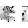 Lelit MaraX3 PL62X3, stainless steel + Eureka Atom W 65, white
