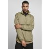 Urban Classics Stand Up Collar Pull Over jacket Khaki