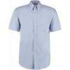 KUSTOM KIT KK 109 / Pánska košeľa Oxford s krátkym rukávom - light blue 7XL