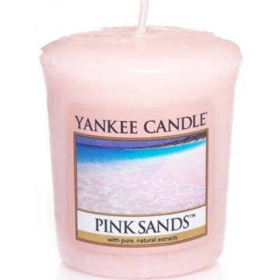 Yankee Candle Pink Sands - Ružové piesky vonná sviečka votívny 49 g