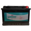 Autobatéria WEBBER 12V 74Ah, 680A