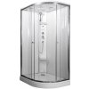 ARTTEC SIRIUS štvrťkruh parný sprch box model 8 120x90 cm,sklo Chinchila,Ľavá vanič PAN04650