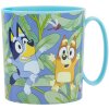 Detský plastový hrnček Bluey 390 ml – vhodný do mikrovlnky, 50604
