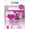 HEYDA Blok farebných papierov A4 ružový mix 20 listov