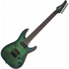Schecter C-7 Pro Aqua Burst Elektrická gitara (Zánovné)