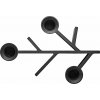 Svietnik Twig 20 cm čierny