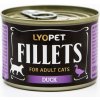 LYOPET Kačacie filety pre mačky 170 g