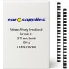 Eurosupplies plastové chrbty A4 16 mm čierne 100 ks