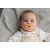 Chicco Baby silikon cumlík physio luxe oranžová