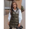 Dstreet dámska vesta Fiera TY2362 zelená