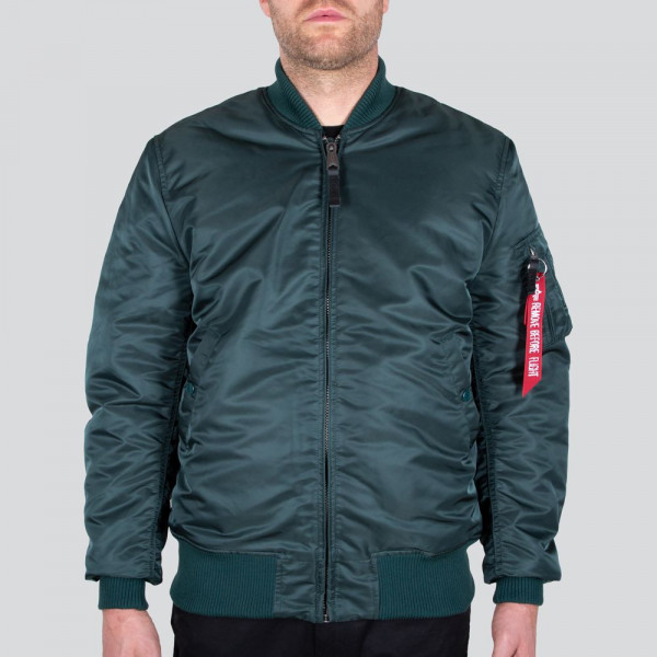 Alpha Industries MA-1 VF 59 LONG navy green bunda pánska zelená