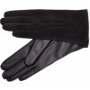 Špongr dámske kožené rukavice Mocheto čierne