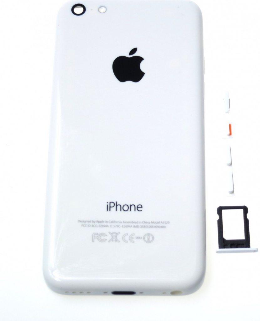 Kryt Apple iPhone 5C zadný biely