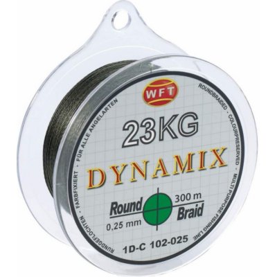 WFT Šnúra Round Dynamix KG Zelená 300m 0,25mm 23kg