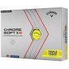 Callaway balls Chrome Soft TRIPLE TRACK X LS 22 4-plášťové 12ks žltá