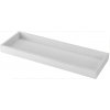 Prodex Podnos obdĺžnik drevený biely 40x 14 cm 670700