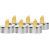 EMOS SK s.r.o. Lighting LED dekorácia – 6x čajová sviečka strieborná, 6x CR2032, vnútorná, vintage - DCCV12