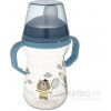 Canpol Babies nevylievací hrnček s mäkkým náustkom Bonjour modrý 250 ml