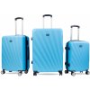 Aga Travel Sada cestovných kufrov MR4653 Modrá 93+63+33 l
