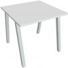 Pracovný stôl UNI A, 80x75,5x80 cm, biela/sivá