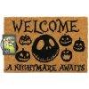 CurePink Nightmare Before Christmas: A Nightmare Awaits GP85256 hnědá 60 x 40 cm