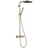 Hansgrohe Pulsify S Puro - Sprchový set s termostatom, priemer 26 cm, 1 prúd, kefovaný bronz - 24222140