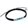 Lampglas Krásny partnerský náramok Shamballa Turquoise Love s rýdzim striebrom v perle Lampglas BSHX8