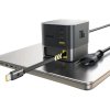 Rýchlonabíjačka do siete Baseus GaN5 Pro 67W 2xUSB-C/USB-A/HDMI čierna a USB-C kábel 100W 1m