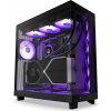 NZXT skříň H6 Flow RGB dvoukomorová / MidT / 3x120mm RGB fan / 2xUSB 3.2 / USB-C / prosklená / černá CC-H61FB-R1