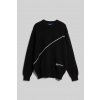 SVETER KARL LAGERFELD JEANS KLJ CONTRAST RIBBED SWEATER BLACK