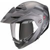 Moto přilba SCORPION ADX-2 GALANE matná černo/stříbrná - Velikost XXL
