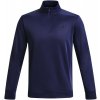 UNDER ARMOUR Armour Fleece 1/4 Zip, Midnight Navy / Black - XL