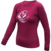 SENSOR Merino Active Fox dámske tričko dl. rukáv Lilla - L