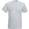 Fruit of the Loom Tričko Super Premium T, krátký rukáv, pánské COT16104461005-heather gre 2XL Melír šedá