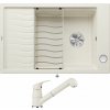 Blanco ELON XL 6 S biela soft + excentrické ovládanie + Blanco DARAS-S biela soft 526937