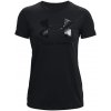 Dámske tričko Under Armour Live Sportstyle Graphic SSC čierne 1356305 002 L