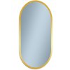 Venti Oslo zrkadlo 50x90 cm oválne s osvetlením zlatá 5907722357007