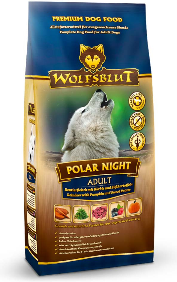 Wolfsblut Polar Night Adult sob s tekvicou 2 kg