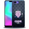 Picasee silikónový prehľadný obal pre Honor 10 - COONDA holátko - tmavá