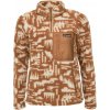 Dámska flísová mikina Columbia, WEST BEND 1/4 ZIP II hnedá,biela XS