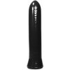 All Black AB07, čierne vinylové dildo 22 x 4,5 cm