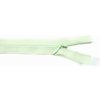 Nedeliteľný skrytý zips (3mm) rôzne farby - dĺžka 18 cm - 60 cm 18 cm Hráškovo Zelená Svetlá